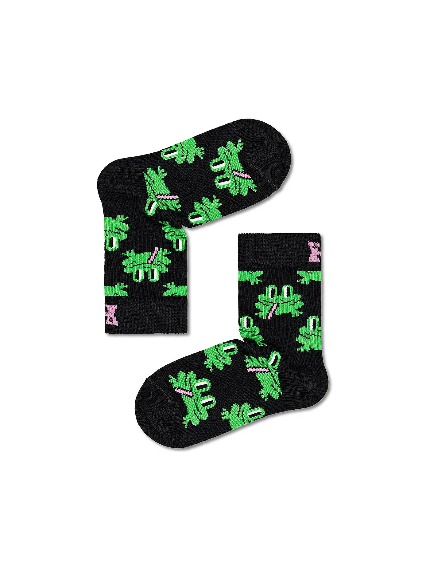 HAPPY SOCKS | Kinder Socken FROG black | 